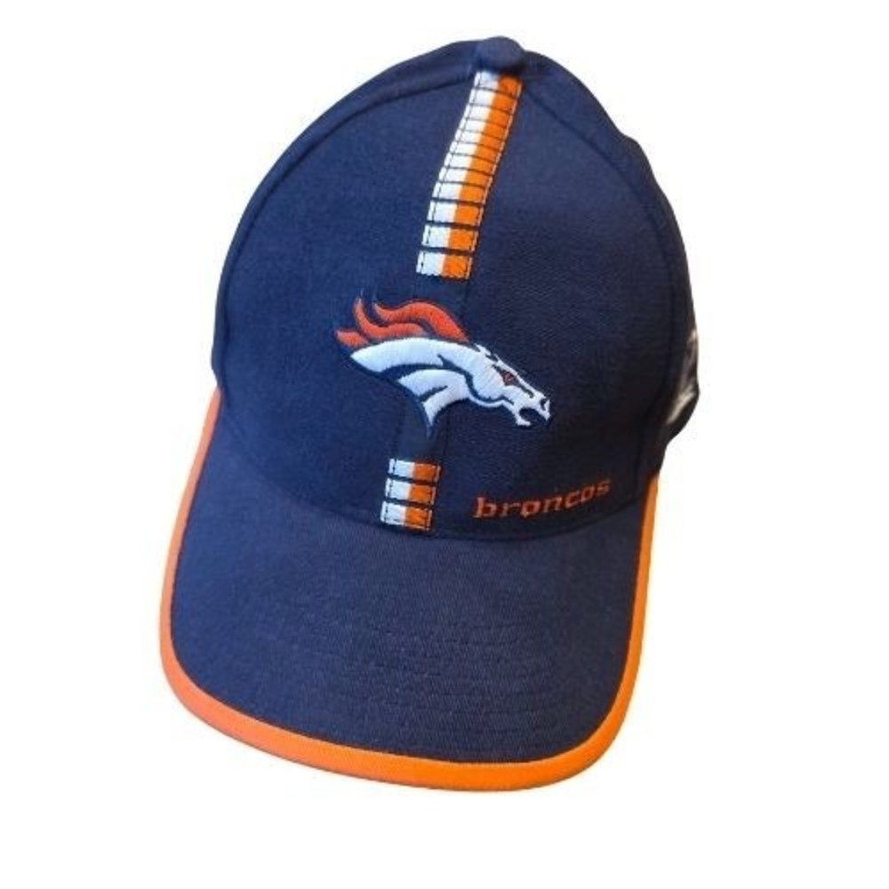 Vintage 90s Denver Broncos Fitted 7 1/4 NFL Pro Line Authentic Baseball Cap Hat‎